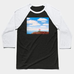 Rene Magritte Flower in Sea Baseball T-Shirt